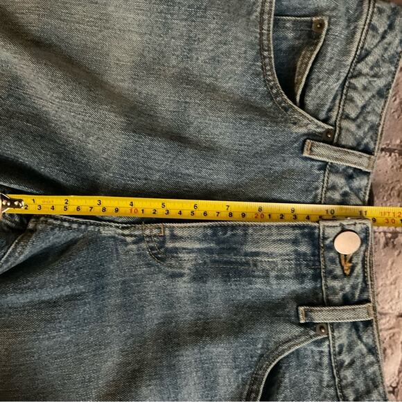 ASOS Blue Remo Key Rebel Capri Jean 28/26 Boho Vacation Classic Summer Fisherman - Picture 6 of 10